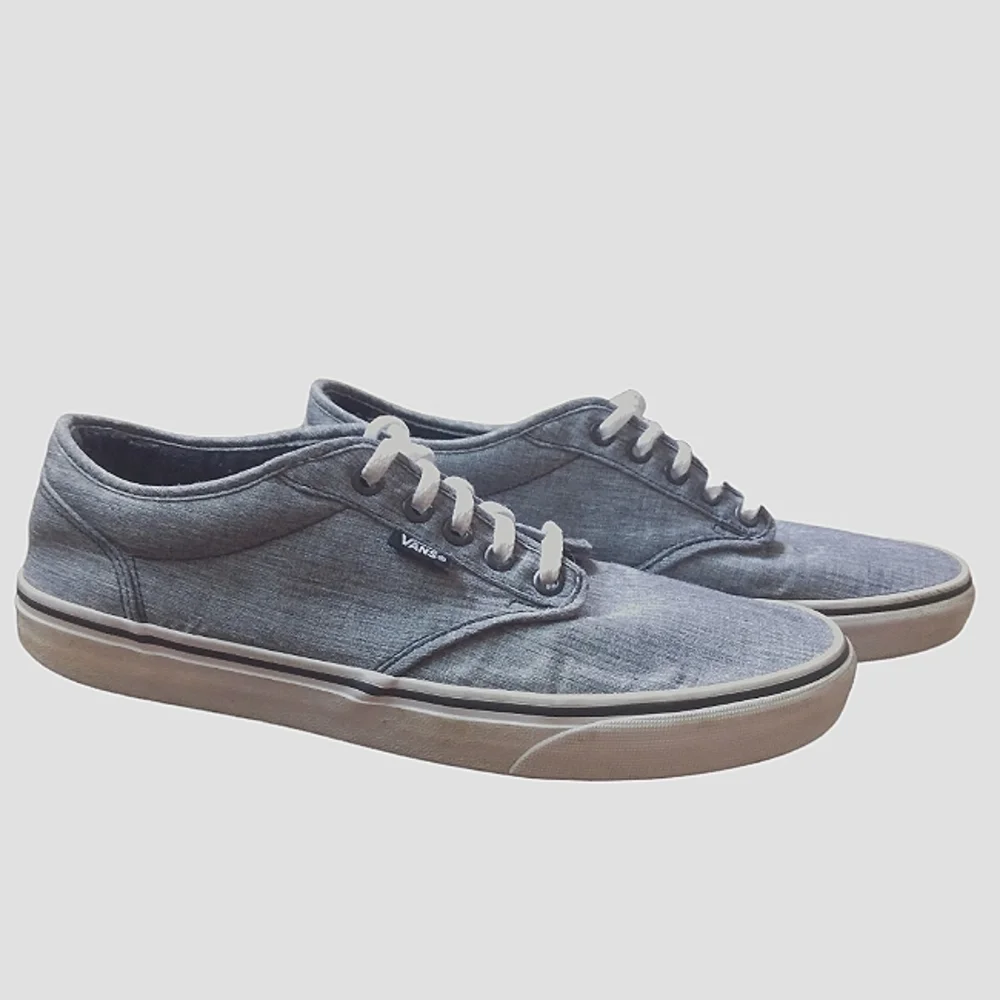 Vans Atwood mens gray skate shoes size 9.5 - Picture 2 of 8